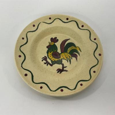 -74- DISHES | Rooster Metlox Poppytrail California Pottery | Small Plates