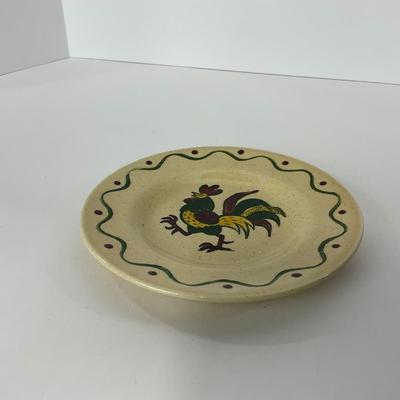 -74- DISHES | Rooster Metlox Poppytrail California Pottery | Small Plates