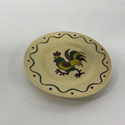 -74- DISHES | Rooster Metlox Poppytrail California Pottery | Small Plates