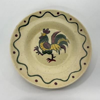 -74- DISHES | Rooster Metlox Poppytrail California Pottery | Small Plates