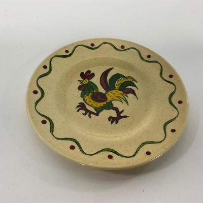 -74- DISHES | Rooster Metlox Poppytrail California Pottery | Small Plates
