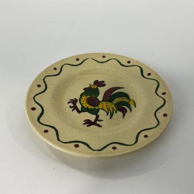 -74- DISHES | Rooster Metlox Poppytrail California Pottery | Small Plates