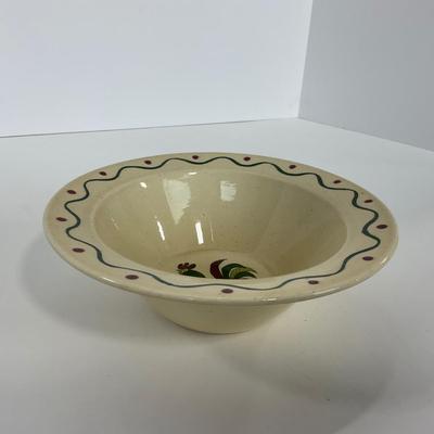-75- DISHES | Rooster Metlox Poppytrail California Pottery | Cereal Bowls