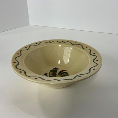 -75- DISHES | Rooster Metlox Poppytrail California Pottery | Cereal Bowls