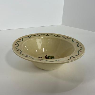 -75- DISHES | Rooster Metlox Poppytrail California Pottery | Cereal Bowls