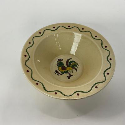 -75- DISHES | Rooster Metlox Poppytrail California Pottery | Cereal Bowls
