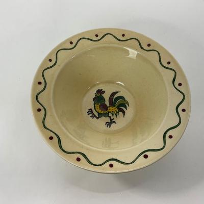 -75- DISHES | Rooster Metlox Poppytrail California Pottery | Cereal Bowls
