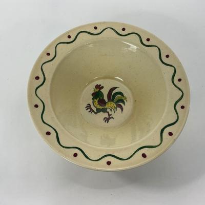 -75- DISHES | Rooster Metlox Poppytrail California Pottery | Cereal Bowls