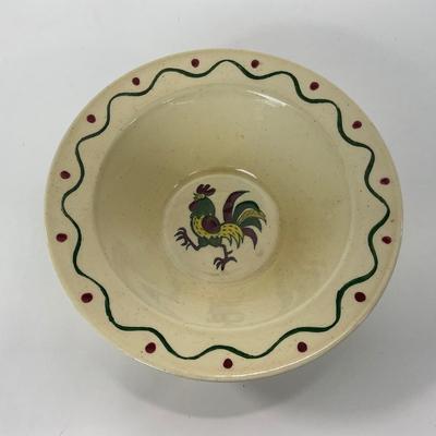-75- DISHES | Rooster Metlox Poppytrail California Pottery | Cereal Bowls