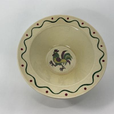-75- DISHES | Rooster Metlox Poppytrail California Pottery | Cereal Bowls