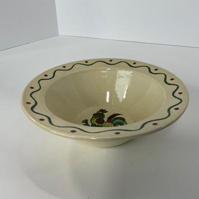-75- DISHES | Rooster Metlox Poppytrail California Pottery | Cereal Bowls
