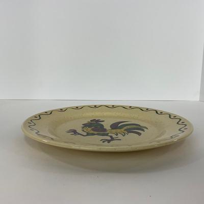 -76- DISHES | Rooster Metlox Poppytrail California Pottery | Large Plates