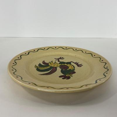 -76- DISHES | Rooster Metlox Poppytrail California Pottery | Large Plates