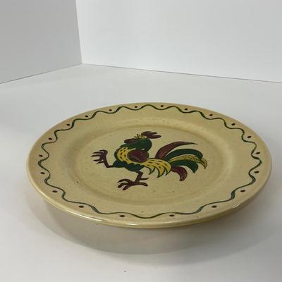 -76- DISHES | Rooster Metlox Poppytrail California Pottery | Large Plates