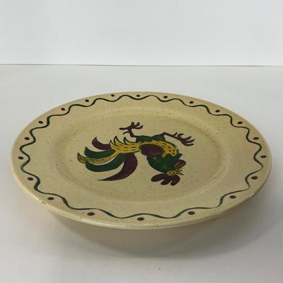 -76- DISHES | Rooster Metlox Poppytrail California Pottery | Large Plates