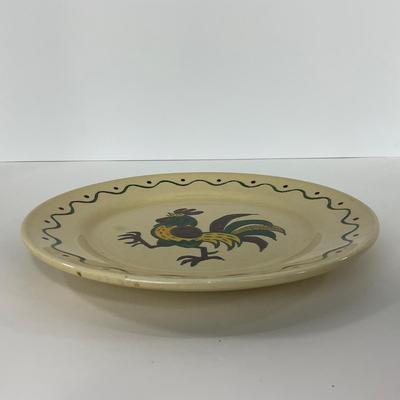 -76- DISHES | Rooster Metlox Poppytrail California Pottery | Large Plates