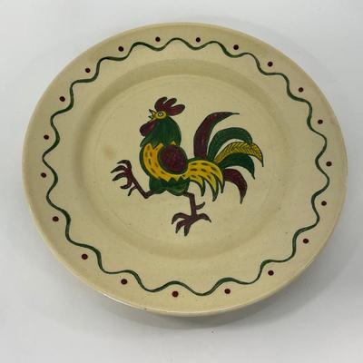 -76- DISHES | Rooster Metlox Poppytrail California Pottery | Large Plates