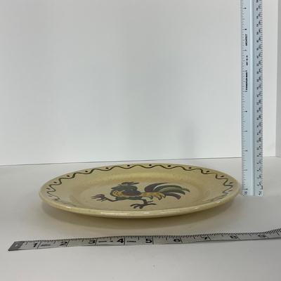 -76- DISHES | Rooster Metlox Poppytrail California Pottery | Large Plates