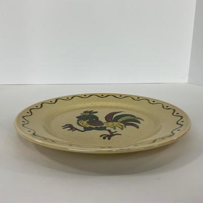 -76- DISHES | Rooster Metlox Poppytrail California Pottery | Large Plates
