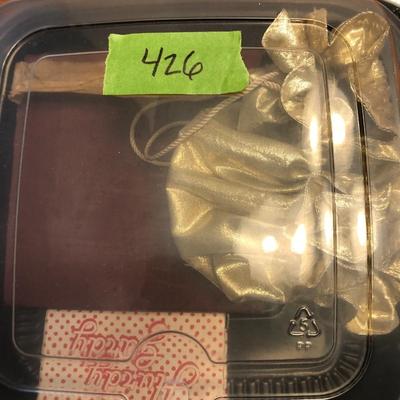 Vintage Mini Travel Chess (incomplete), Mini Balenciaga Perfume Empty Bottle & Hurdy Gurdy Wind Music Box -Lot 426