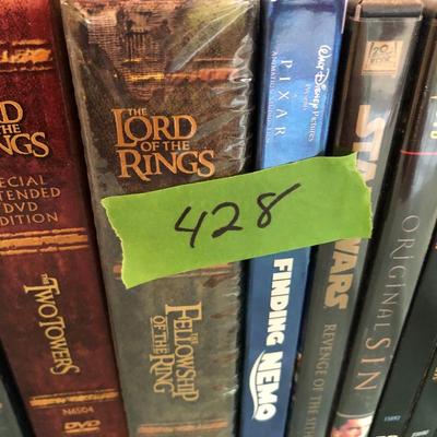 DVDs (Some New/Sealed) Lord of the Rings, Harry Potter & more -lot 428