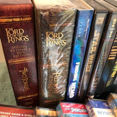 DVDs (Some New/Sealed) Lord of the Rings, Harry Potter & more -lot 428