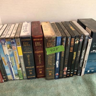 DVDs (Some New/Sealed) Lord of the Rings, Harry Potter & more -lot 428