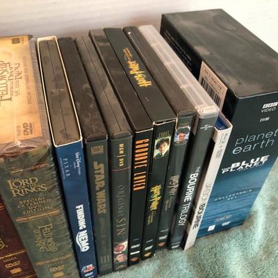 DVDs (Some New/Sealed) Lord of the Rings, Harry Potter & more -lot 428