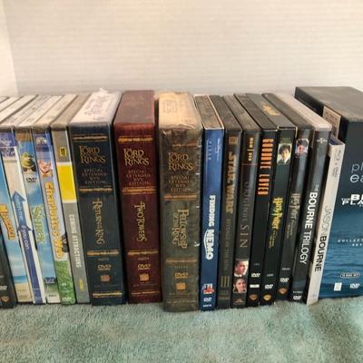 DVDs (Some New/Sealed) Lord of the Rings, Harry Potter & more -lot 428