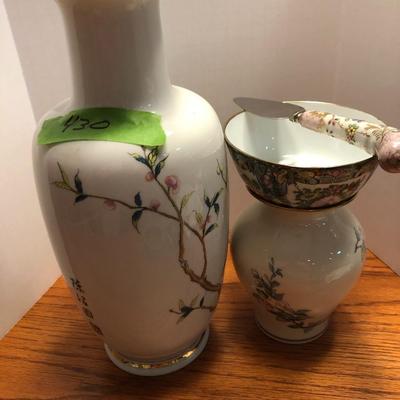 Sheffield England, Lenox, Chi-Keri Chen & Family Rose Asian Dish -Lot 430