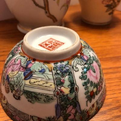 Sheffield England, Lenox, Chi-Keri Chen & Family Rose Asian Dish -Lot 430