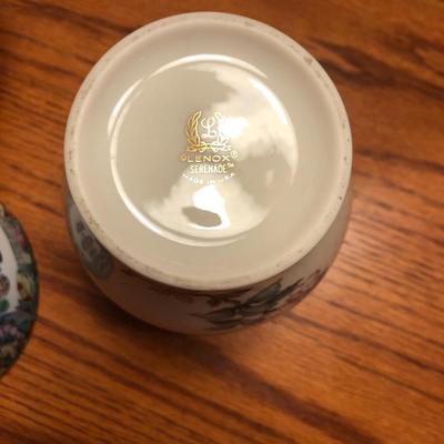 Sheffield England, Lenox, Chi-Keri Chen & Family Rose Asian Dish -Lot 430