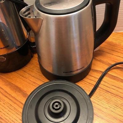 Hamilton-Beach Coffee Percolator & Electric Tea Kettle Water Boiler & Heater -Lot 432