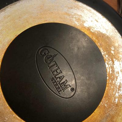 Mixed Cookware: Cast Iron, Gotham, Vintage Revere Cooper Clad & More -Lot 437