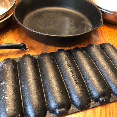 Mixed Cookware: Cast Iron, Gotham, Vintage Revere Cooper Clad & More -Lot 437