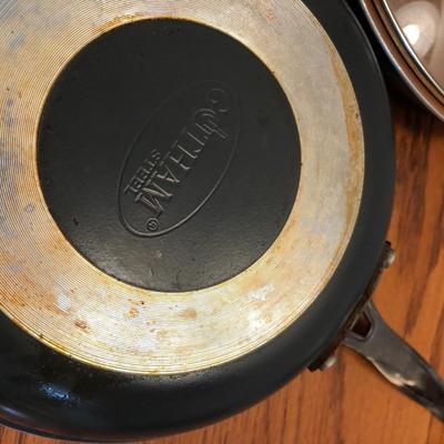 Mixed Cookware: Cast Iron, Gotham, Vintage Revere Cooper Clad & More -Lot 437
