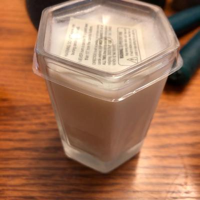 Candle Lot: Candles, Candle Holders & Basket -Lot 439