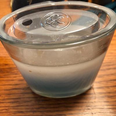 Candle Lot: Candles, Candle Holders & Basket -Lot 439