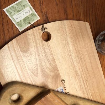 Wooden Kitchen Utensils, Bowls & Cutting Boards -Lot 440