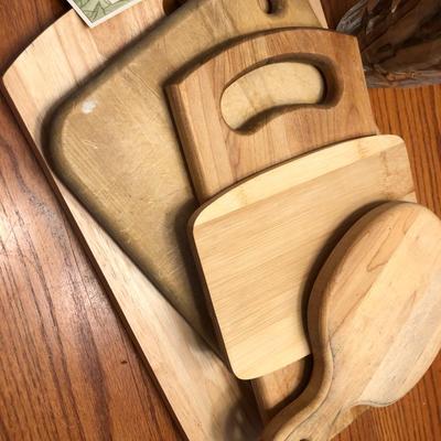 Wooden Kitchen Utensils, Bowls & Cutting Boards -Lot 440