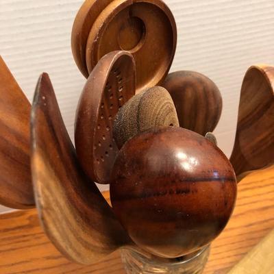 Wooden Kitchen Utensils, Bowls & Cutting Boards -Lot 440