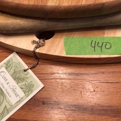 Wooden Kitchen Utensils, Bowls & Cutting Boards -Lot 440