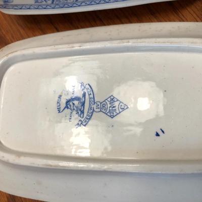 Wedgewood Mandarin Harvest Plates & Wedgewood & Co. Gravy Boat & Plate -Lot 441