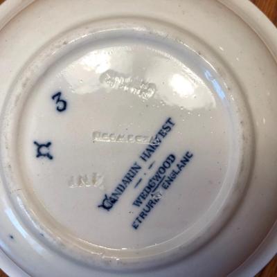 Wedgewood Mandarin Harvest Plates & Wedgewood & Co. Gravy Boat & Plate -Lot 441