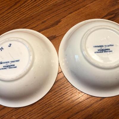 Wedgewood Mandarin Harvest Plates & Wedgewood & Co. Gravy Boat & Plate -Lot 441