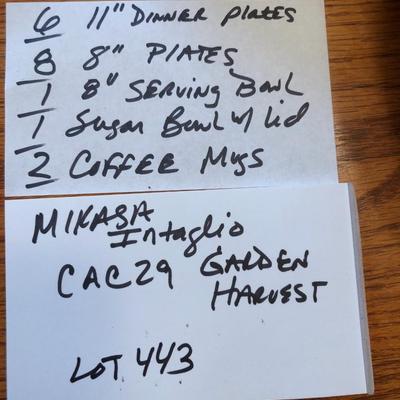 Mikasa Intaglio CAC29 Garden Harvest -Lot 443