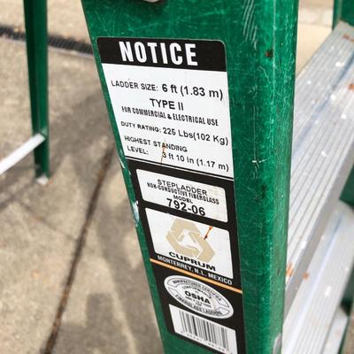 CUPRUM 6 Foot Type II Ladder Model 792-06 -Lot 446