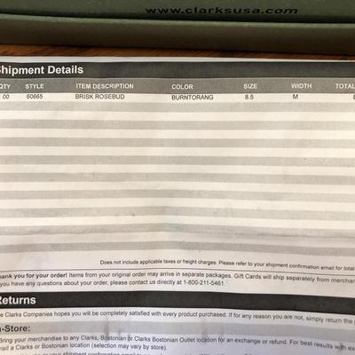 *NEW* Alfani & Clarkâ€™s Womanâ€™s Shoes Size 8.5M -Lot 447