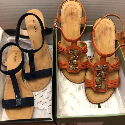 *NEW* Alfani & Clarkâ€™s Womanâ€™s Shoes Size 8.5M -Lot 447