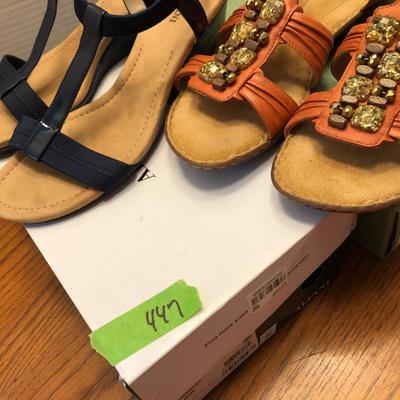 *NEW* Alfani & Clarkâ€™s Womanâ€™s Shoes Size 8.5M -Lot 447